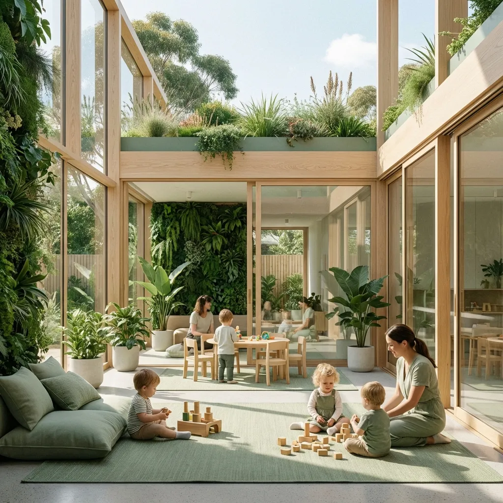 Modern childcare management software interface for: Childcare Sustainability: Why Eco-Friendly Centers are Winning the 2026 Market