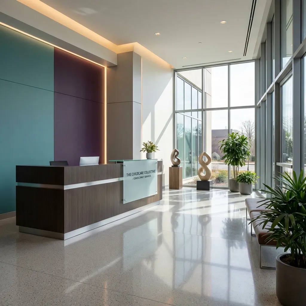 Modern daycare facility interior illustrating the successful result of following the steps to opening a childcare center